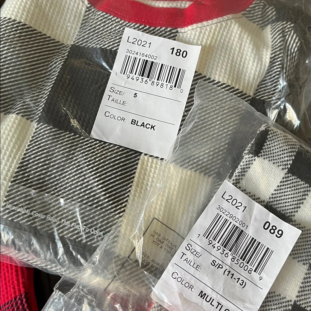 The Children’s place kids Pajamas plaid Matching Christmas Pajamas